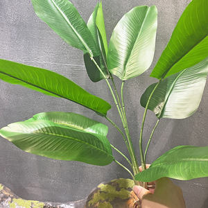 仿真植物旅人蕉落地天堂鸟客厅花芭蕉叶装饰盆栽北欧绿植婚庆花艺