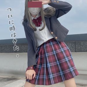 兔哥兔缝缝日系学院百褶格裙地狱jk制服裙正版温柔一刀半身裙女夏