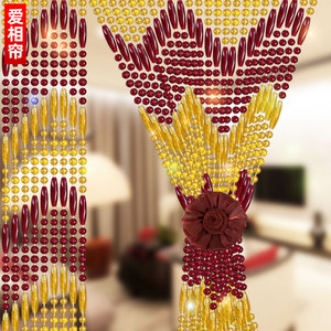 珠帘防蚊蝇帘隔断帘玄关卧室客厅装饰帘子厕所卫生间塑料珠子门帘