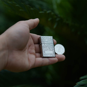 日本原装进口 penguin企鹅 迷你防风煤油打火机 户外求生便携edc