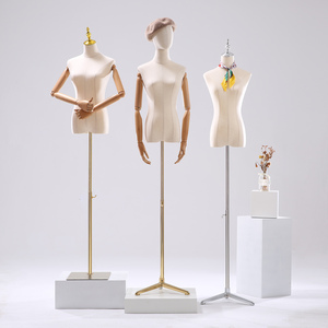 模特道具展示架女装店铺服装店橱窗半身带头全身人体婚纱模特架子