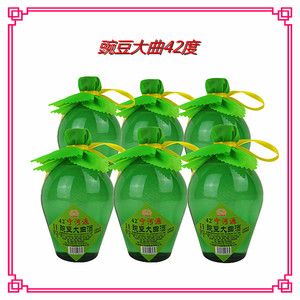 宁河源豌豆大曲42度x500mlx6清香型白酒纯粮食酿造内蒙宁城特产