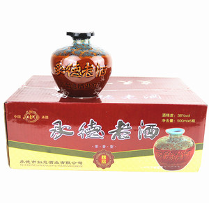 承德老酒38度x500mlx6瓶浓香型白酒承德特产如意洲6坛包含邮费价