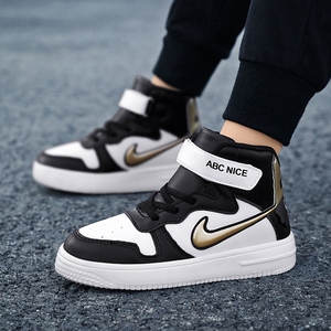 回力童鞋儿童运动鞋空军一号aj板鞋2021秋冬季高帮耐克休闲蓝球鞋