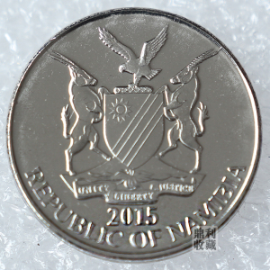 满30包邮纳米比亚5分 17mm硬币非洲外国硬币钱币各国外币货币真币