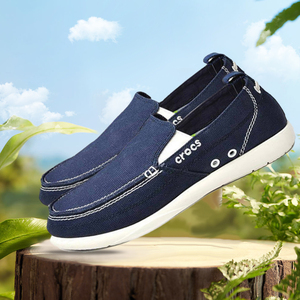 crocs卡骆驰男鞋户外透气帆布鞋男士一脚蹬懒人鞋运动休闲鞋11270