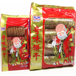 嘉士利九洲奇味葱油饼干450g袋装老口味休闲零食品