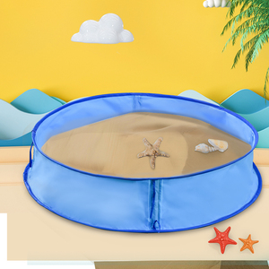 可折叠儿童戏水池海洋波波球池沙池宝宝超大决明子池沙滩玩具澡盆