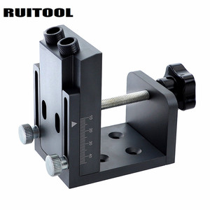 木工斜孔定位器铝合金9.5mm打斜眼钻孔木板拼接开孔器木工diy工具