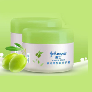强生儿童擦脸面霜婴儿燕麦滋养防护橄榄油润肤蜂蜜防干裂起皮保湿