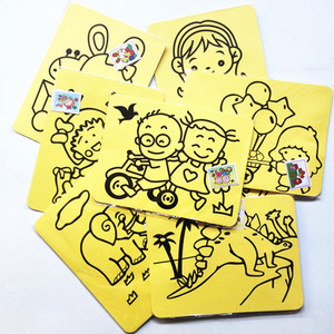 儿童沙画男孩女孩砂画亲子手工涂鸦绘画幼儿教具地摊夜市货源玩具