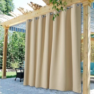 户外凉亭防水防晒窗帘防雨防风隔热遮阳布遮光阳台室外外贸帘子