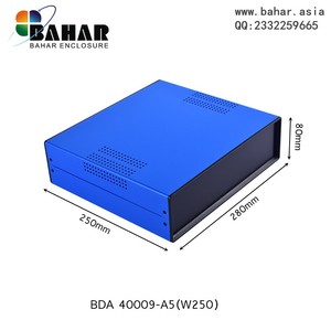 安防监控设备ABS塑料面板铁壳体DIY电子电源机箱BDA40009-(W250)