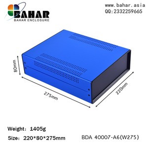 巴哈尔壳体电子检测设备外壳DIY电源铁电源机箱BDA40007-(W275)