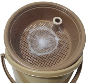 垃圾桶茶叶桶茶渣过滤网一次性加大茶叶渣废水桶沥水篮过滤网袋兜