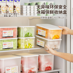 保鲜盒冰箱冻肉分格盒子冷冻食品级收纳盒专用小号分装盒整理神器