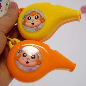 宝奇萌猴口哨可吹的哨子趣味乐器儿童玩具比赛裁判哨吹奏婴幼儿响