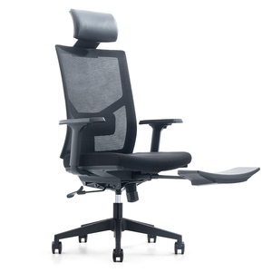 老板椅 电脑办公椅家用网布透气升降椅 带搁脚椅主管椅经理办公椅