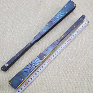 天威刀剑钛合金功夫扇子防身折扇古风扇子