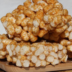 大米糕传统糕点米花酥米花糖香脆儿时焦米花爆米花怀旧零食老式