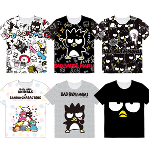 酷企鹅 bad badtz-maru バッドばつ丸 可爱学生春夏 t恤 短袖衣服