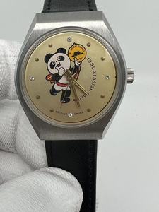 难得库存 北京表 1990年熊猫盼盼 手动大三针机械手表