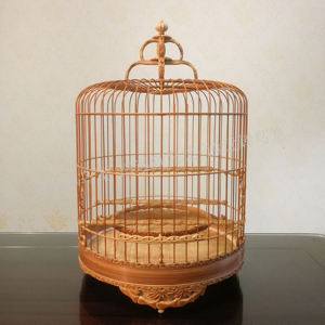名家竹制鸟笼方笼