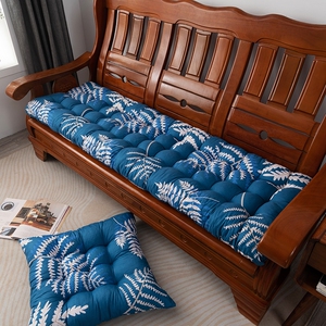 尚家旗舰店天猫老旧款木沙发垫软垫子坐垫超软三人木头实木防滑薄薄