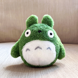 日本原装正版totoro宫崎骏绿色龙猫毛绒公仔礼物可爱布娃娃礼盒装