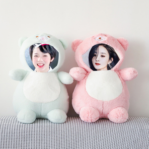 人形玩偶定制情侣真人公仔diy照片来图定做女朋友人脸人像送男友