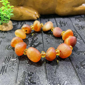 璞玉天成新疆地产葡萄干玛瑙随型手链手串男女士新款时尚简约原创