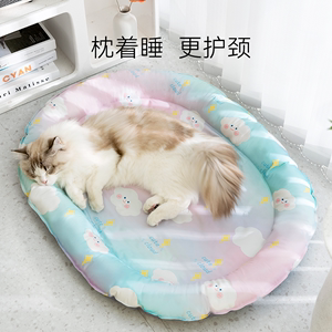宠物冰垫猫咪夏天夏季凉席垫猫窝冰窝猫垫子凉垫降温狗狗睡垫地垫