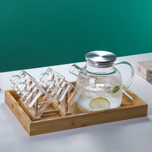 耐高温水果花茶壶玻璃家用煮茶器大容量日式加厚茶壶水壶茶具