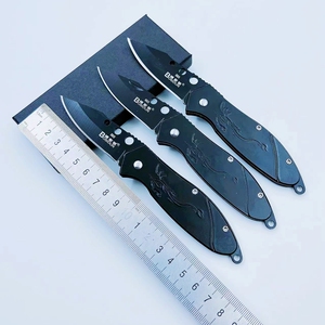 博斯顿993折叠不锈钢刀女子随身防身小刀 户外露营高硬度开刃刀具