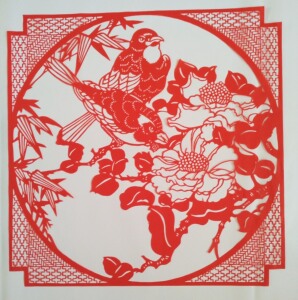 水蓝叮黎淘宝麋鹿玫瑰花雏菊茶花剪纸高清打印底稿学生手工刻纸素材