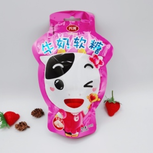 百味都食品 国产四洲牛奶软糖草莓味童年零食80g*20包/箱(箱价)