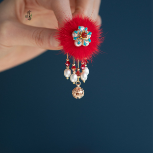 古风发扣马尾发环