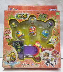 正版果酷木灵宝贝爆丸木灵球儿童变形玩具套装益智玩具