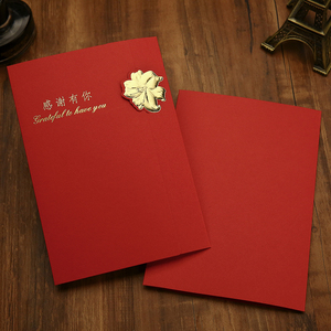 生日贺卡创意红色