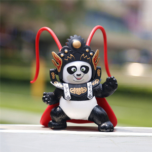 熊猫川剧脸谱变脸娃娃玩偶彩绘钥匙扣挂饰四川成都创意礼品送友人