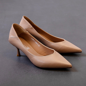 chenfeng2811淘宝黑色高跟鞋女粗跟职业3厘米三百搭五公分5cm中跟