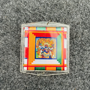 天竺色拉寺马头明王护身符 大号