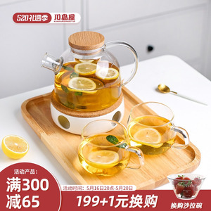 玻璃茶具套装可加热-淘宝拼多多热销玻璃茶具套装可加热货源拿货