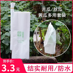 丝瓜黄瓜青瓜苦瓜套袋专用袋防虫袋子保护套纸袋防水瓜果蔬菜水果