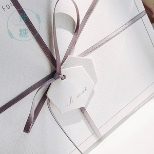 ins风装饰吊牌曲奇饼干雪花酥包装盒吊卡挂饰配件挂卡蛋黄酥diy