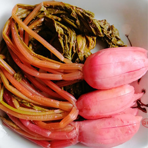 黔东南萝卜酒糟菜开胃下饭菜满满的黎平口味酒糟