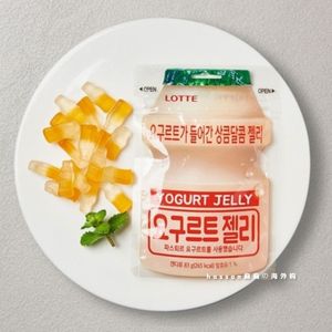 韩国进口 乐天Lotte乳酸菌软糖酸奶味儿童QQ糖果零食50g