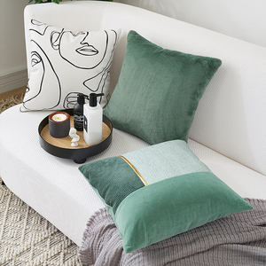 北欧现代轻奢沙发抱枕靠垫ins样板房办公室客厅床头方枕靠背含芯