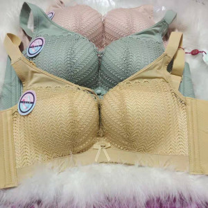 古蒂花2867内衣小胸显大不空杯新款素雅ab杯聚拢无磁文胸少女