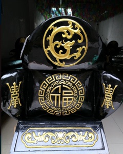 柏木棺材雕刻图